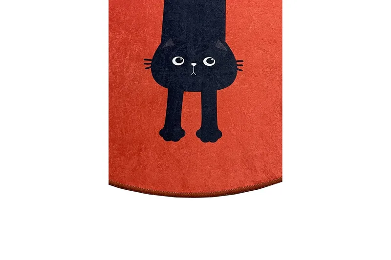 Parkesh Baderomsmatte 80 cm Rund - Flerfarget - Tekstiler - Tepper & Matter - Baderomsmatte