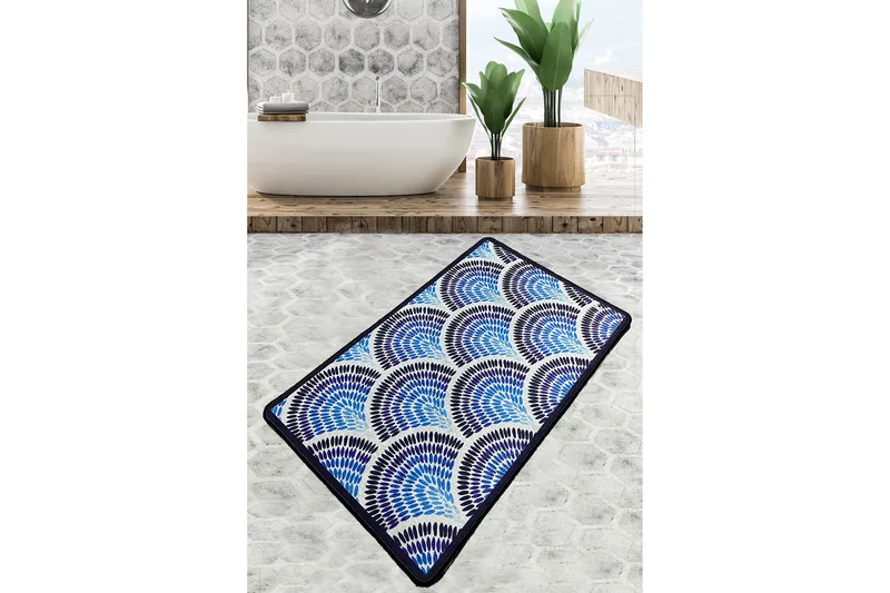 Parmeshwar Baderomsmatte 70x120 cm Rektangulær, Flerfarget