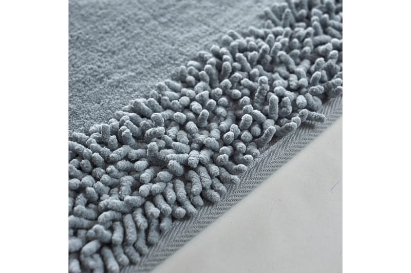 Parmita Baderomsmatte 60x100 cm Rektangulær - Grå - Tekstiler - Tepper & Matter - Baderomsmatte