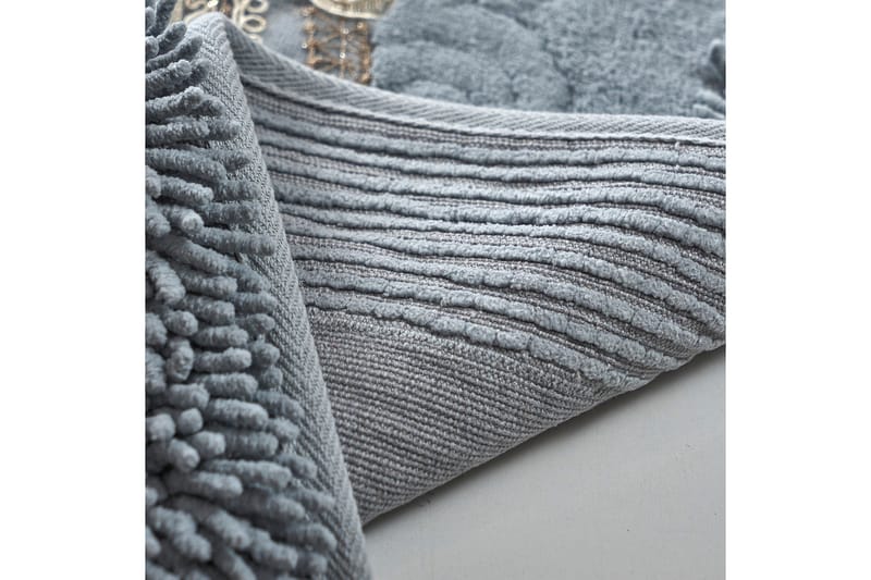 Parmita Baderomsmatte 60x100 cm Rektangulær - Grå - Tekstiler - Tepper & Matter - Baderomsmatte