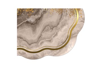Parmo Baderomsmatte 60x100 cm Rektangulær - Beige - Tekstiler - Tepper & Matter - Baderomsmatte