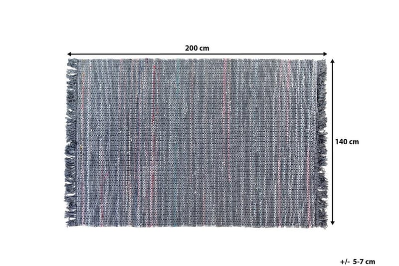 Besni Matte 140x200 cm - Grå - Tekstiler - Tepper & Matter
