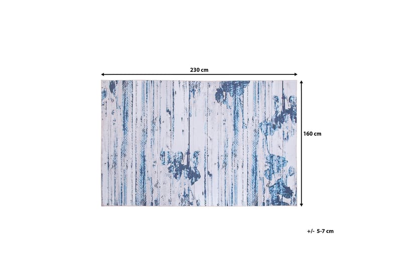 Burdur Matte 160 | 230 cm - Blå - Tepper & Matter