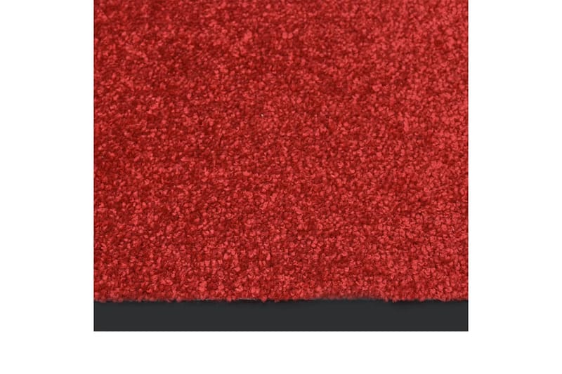 Dørmatte rød 60x80 cm - Rød - Hall matte