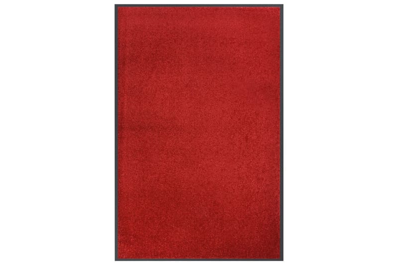 Dørmatte rød 80x120 cm - Rød - Hall matte