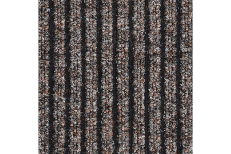 Dørmatte stripet beige 80x120 cm - Beige - Hall matte