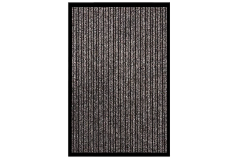 Dørmatte stripet beige 80x120 cm - Beige - Hall matte