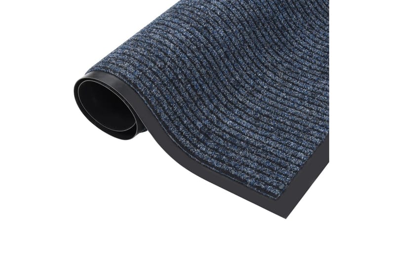 Dørmatte stripet blå 80x120 cm - Blå - Tekstiler - Tepper & Matter - Hall matte