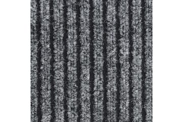 Dørmatte stripet grå 80x120 cm - Grå - Tekstiler - Tepper & Matter - Hall matte
