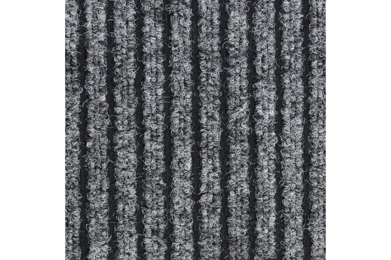 Dørmatte stripet grå 80x120 cm - Grå - Tekstiler - Tepper & Matter - Hall matte