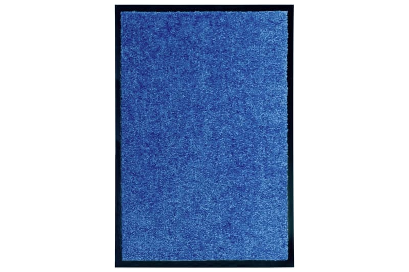 Dørmatte vaskbar blå 40x60 cm - Blå - Hall matte