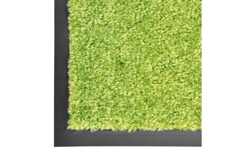 Dørmatte vaskbar grønn 40x60 cm - grønn - Hall matte