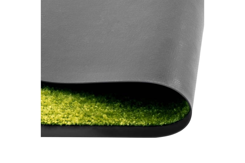 Dørmatte vaskbar grønn 90x120 cm - grønn - Hall matte