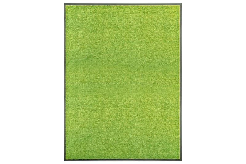 Dørmatte vaskbar grønn 90x120 cm - grønn - Hall matte
