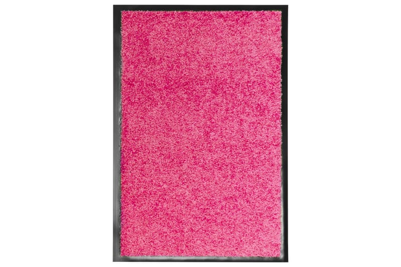 Dørmatte vaskbar rosa 40x60 cm - Rosa - Hall matte