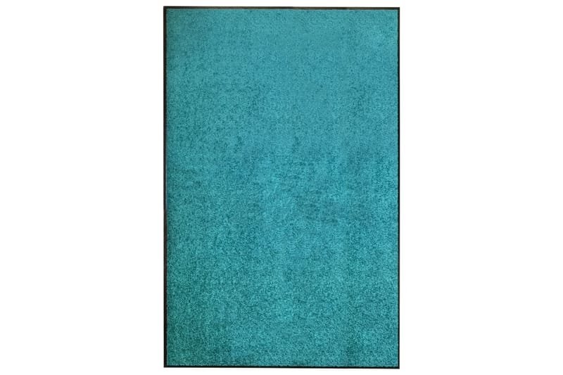 Dørmatte vaskbar turkis 120x180 cm - Blå - Hall matte