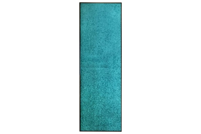 Dørmatte vaskbar turkis 60x180 cm - Blå - Hall matte