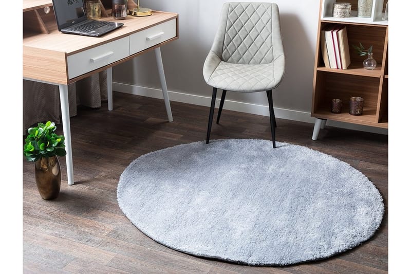 Demre Matte Rund 140 cm - Lysegrå - Tekstiler - Tepper & Matter