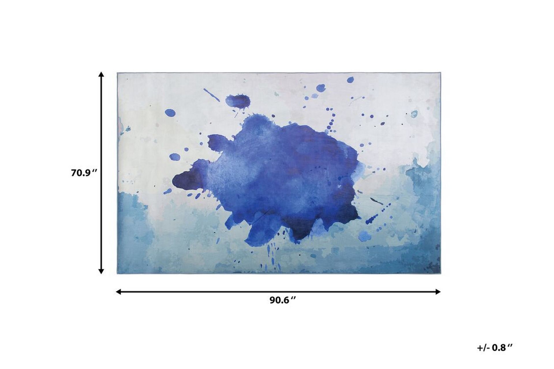 Domenice Matte 160x230 cm - Blå - Tekstiler - Tepper & Matter
