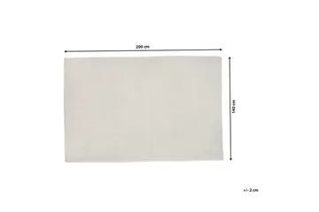 Erzin Matte 140x200 cm - Hvit - Tekstiler - Tepper & Matter - Moderne tepper - Ullteppe