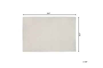 Erzin Matte 140x200 cm - Hvit - Tekstiler - Tepper & Matter - Moderne tepper - Ullteppe