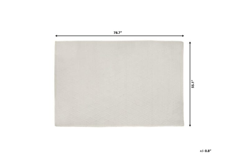 Erzin Matte 140x200 cm - Hvit - Tekstiler - Tepper & Matter - Moderne tepper - Ullteppe