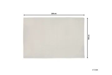 Erzin Matte 140x200 cm - Hvit - Tekstiler - Tepper & Matter - Moderne tepper - Ullteppe