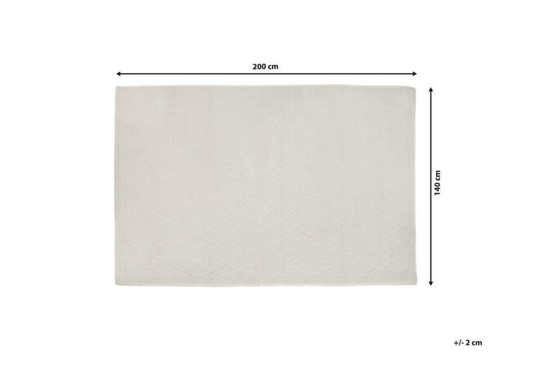 Erzin Matte 140x200 cm - Hvit - Tekstiler - Tepper & Matter - Moderne tepper - Ullteppe