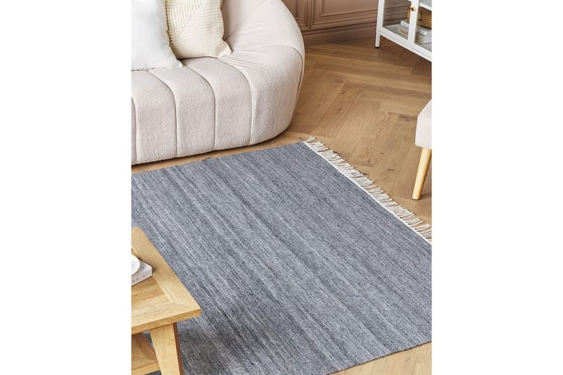 Flatvevd Malhia - Grå, 160x230 cm - Tekstiler - Tepper & Matter - Flatvevde tepper
