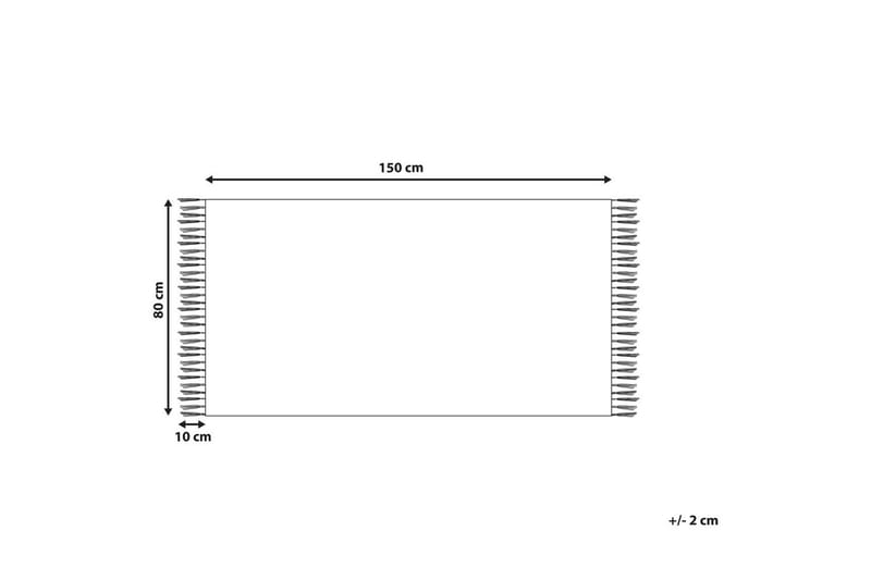 Flatvevd Malhia - Grå, 80x150 cm - Tekstiler - Tepper & Matter - Flatvevde tepper