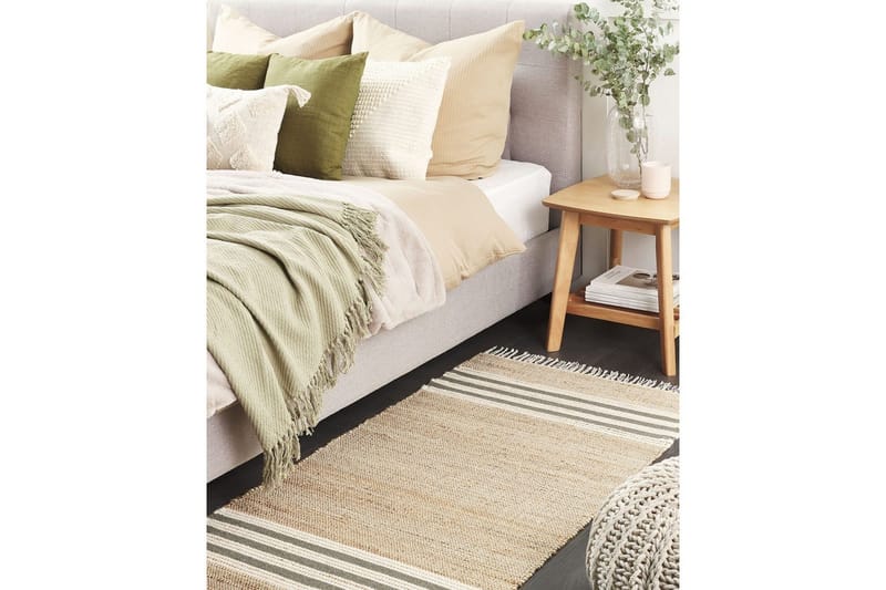 Flatvevd Mirza - Beige, Natur, Grå, Hvit - Tekstiler - Tepper & Matter - Flatvevde tepper