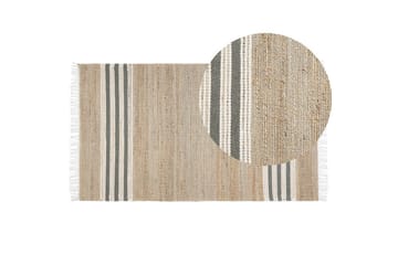 Flatvevd Mirza - Beige, Natur, Grå, Hvit - Tekstiler - Tepper & Matter - Små tepper