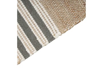 Flatvevd Mirza - Beige, Natur, Grå, Hvit - Tekstiler - Tepper & Matter - Små tepper