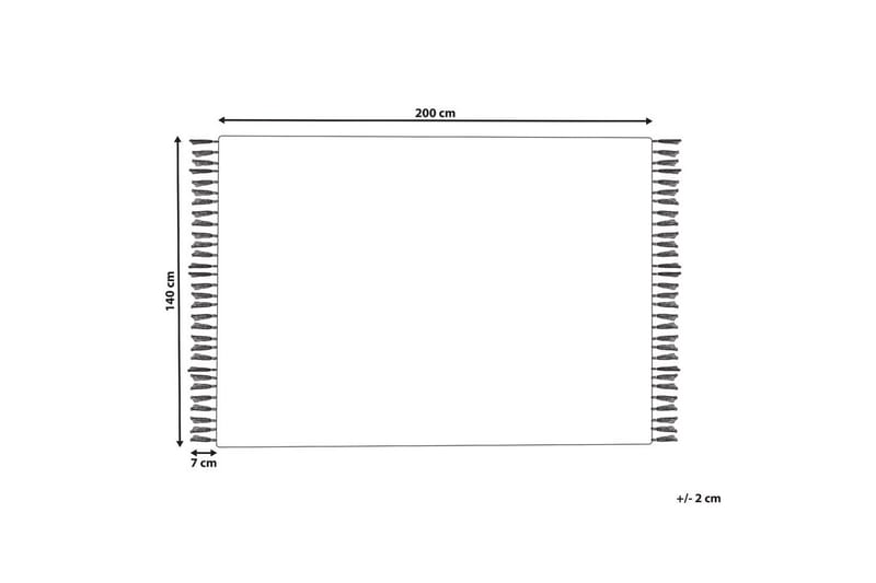 Flatvevd Nakkas - 140x200 cm - Tekstiler - Tepper & Matter - Små tepper
