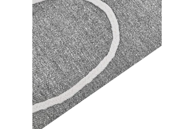 Flatvevd Yavu - Grå, hvit, 140x200 cm - Tekstiler - Tepper & Matter - Utendørstepper