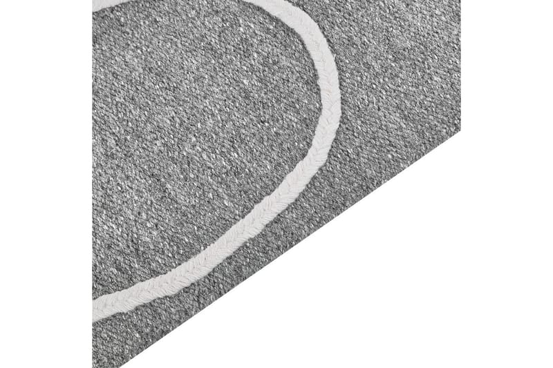Flatvevd Yavu - Grå, hvit, 80x150 cm - Tekstiler - Tepper & Matter - Utendørstepper