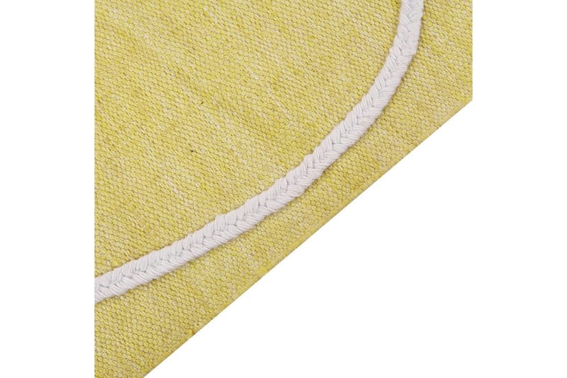 Flatvevd Yavu - Gul, 140x200 cm - Tekstiler - Tepper & Matter - Utendørstepper