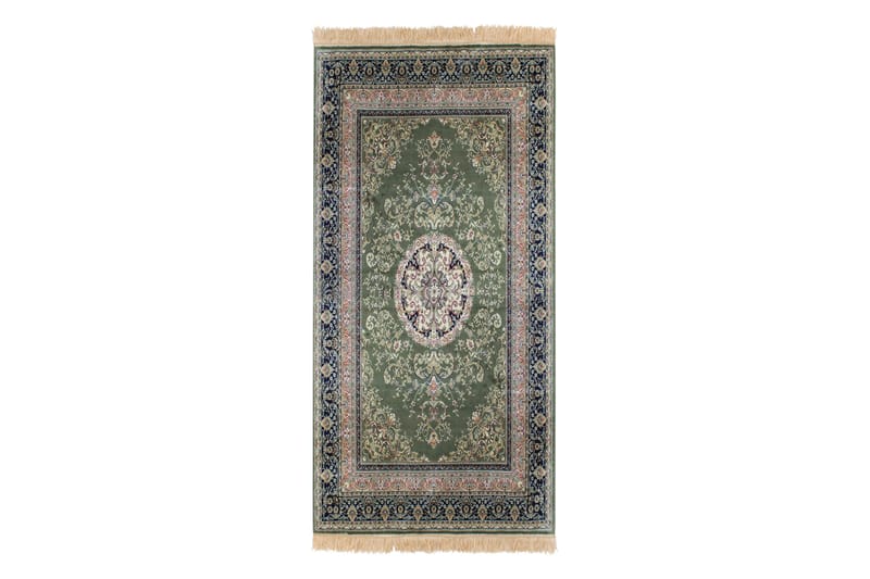 Casablanca Medallion Matte 80x250 - Grønn - Tekstiler - Tepper & Matter - Orientalske tepper