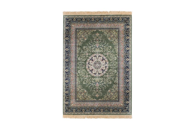 Casablanca Medallion Orientalsk Matte 130x190 - Grønn - Tekstiler - Tepper & Matter - Orientalske tepper