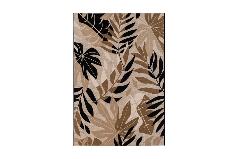 Domani Monstera Flatvevd Matte 160x230 cm - Flerfarget - Tekstiler - Tepper & Matter - Flatvevde tepper