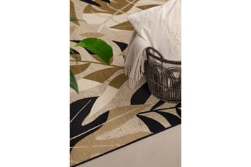 Domani Monstera Flatvevd Matte 160x230 cm - Flerfarget - Tekstiler - Tepper & Matter - Flatvevde tepper
