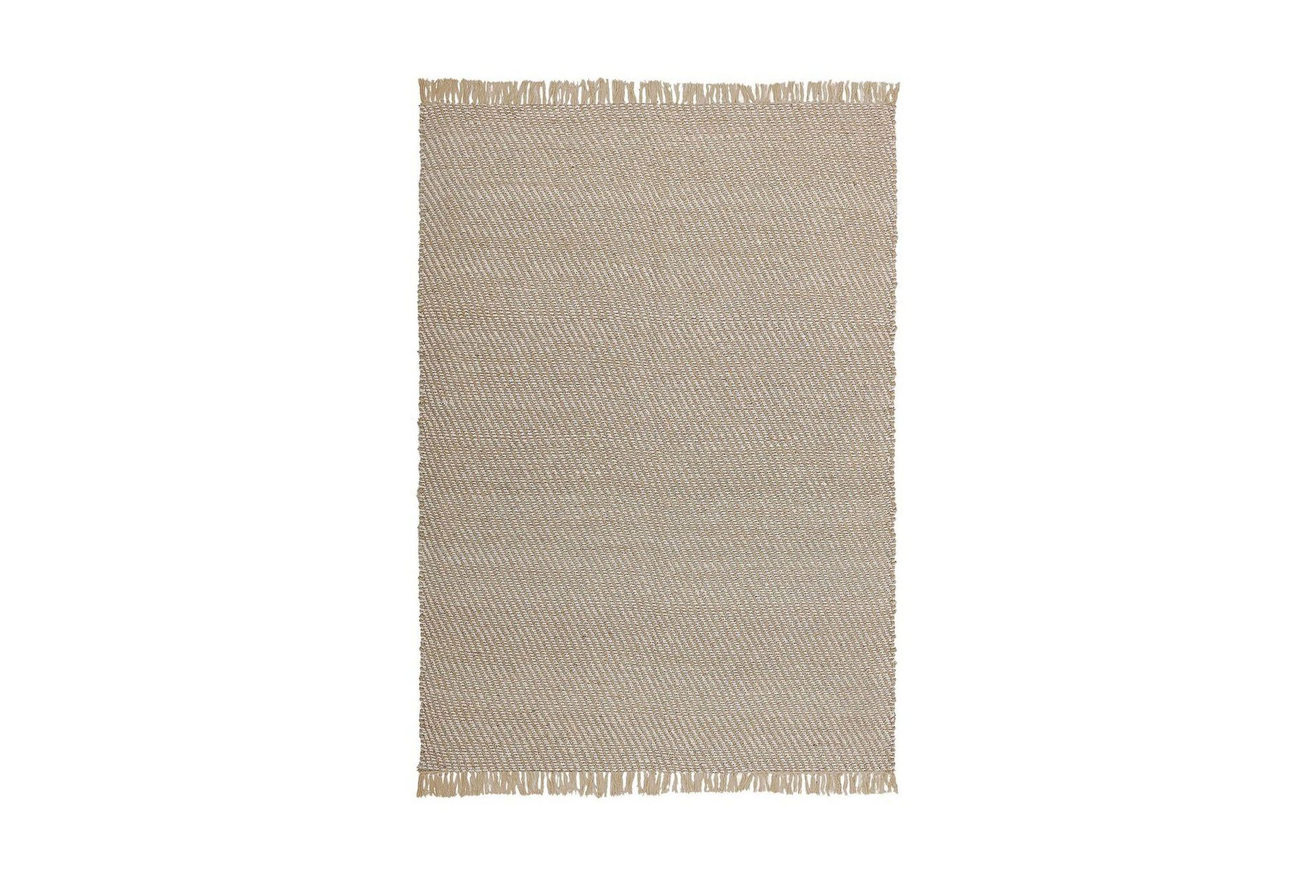 Matte 140 x 200 cm beige ALADAG - Beige - Tekstiler - Tepper & Matter - Flatvevde tepper