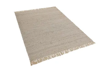 Matte 140 x 200 cm beige ZERDALI - Beige - Tekstiler - Tepper & Matter - Flatvevde tepper