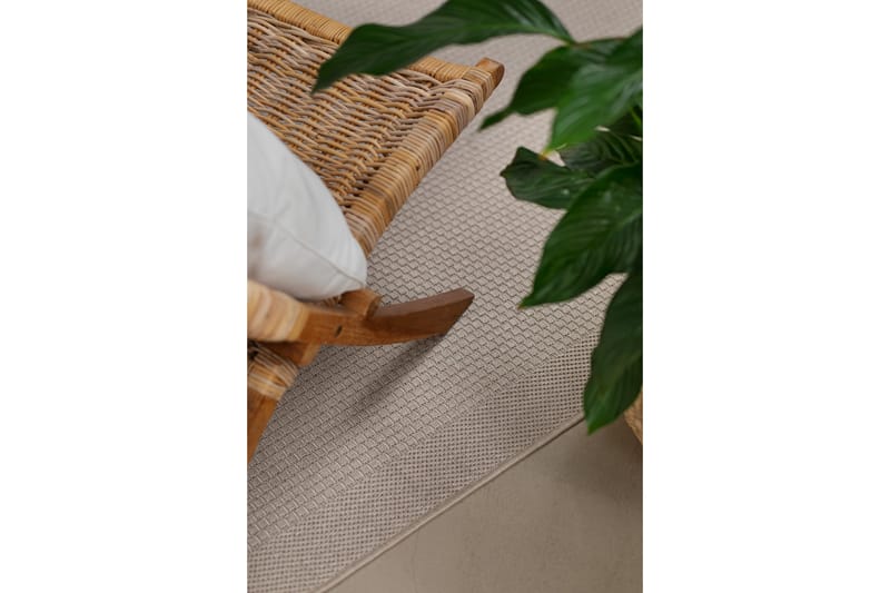 Miami Flatvevd Matte 133x190 cm - Natur - Flatvevde tepper