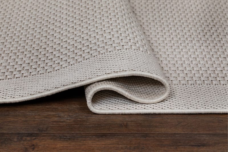 Miami Flatvevd Matte 200x290 cm - Hvit - Tekstiler - Tepper & Matter - Flatvevde tepper