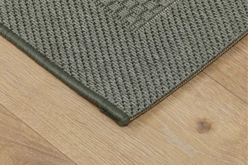 Miami Flatvevd Matte 80x200 cm - Grønn - Tekstiler - Tepper & Matter - Flatvevde tepper