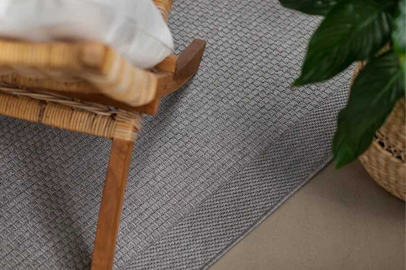 Miami Flatvevd Matte 80x250 cm - Grå - Tekstiler - Tepper & Matter - Flatvevde tepper