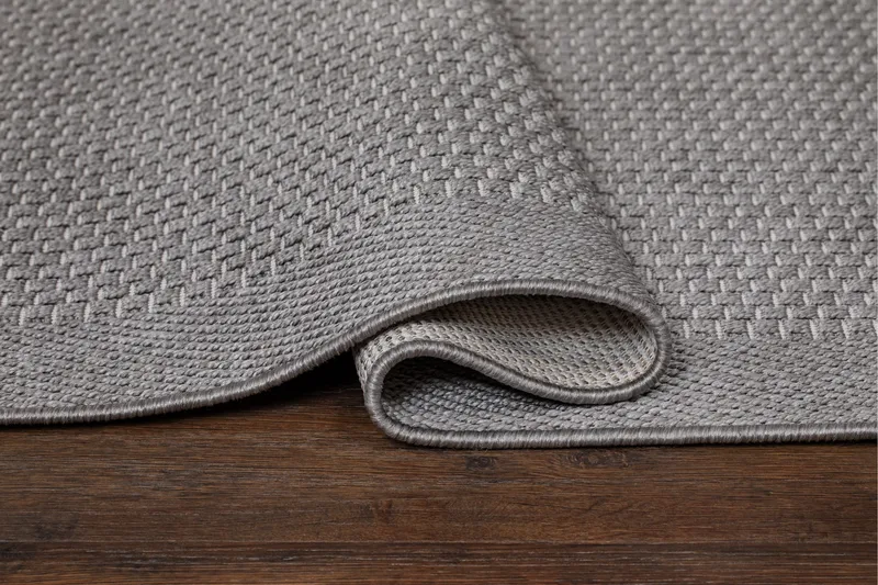 Miami Flatvevd Matte 80x250 cm - Grå - Tekstiler - Tepper & Matter - Flatvevde tepper