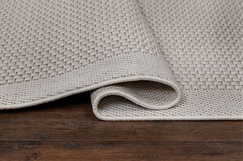 Miami Flatvevd Matte 80x250 cm - Hvit - Tekstiler - Tepper & Matter - Flatvevde tepper