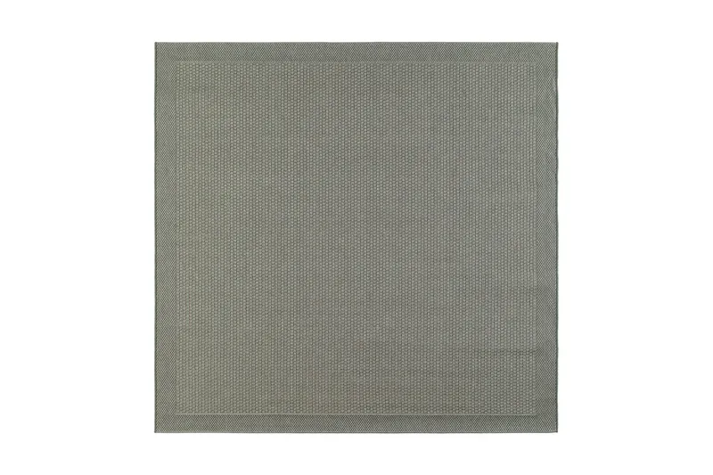 Miami Flatvevd Matte Firkantet 240x240 cm - Grønn - Tekstiler - Tepper & Matter - Flatvevde tepper